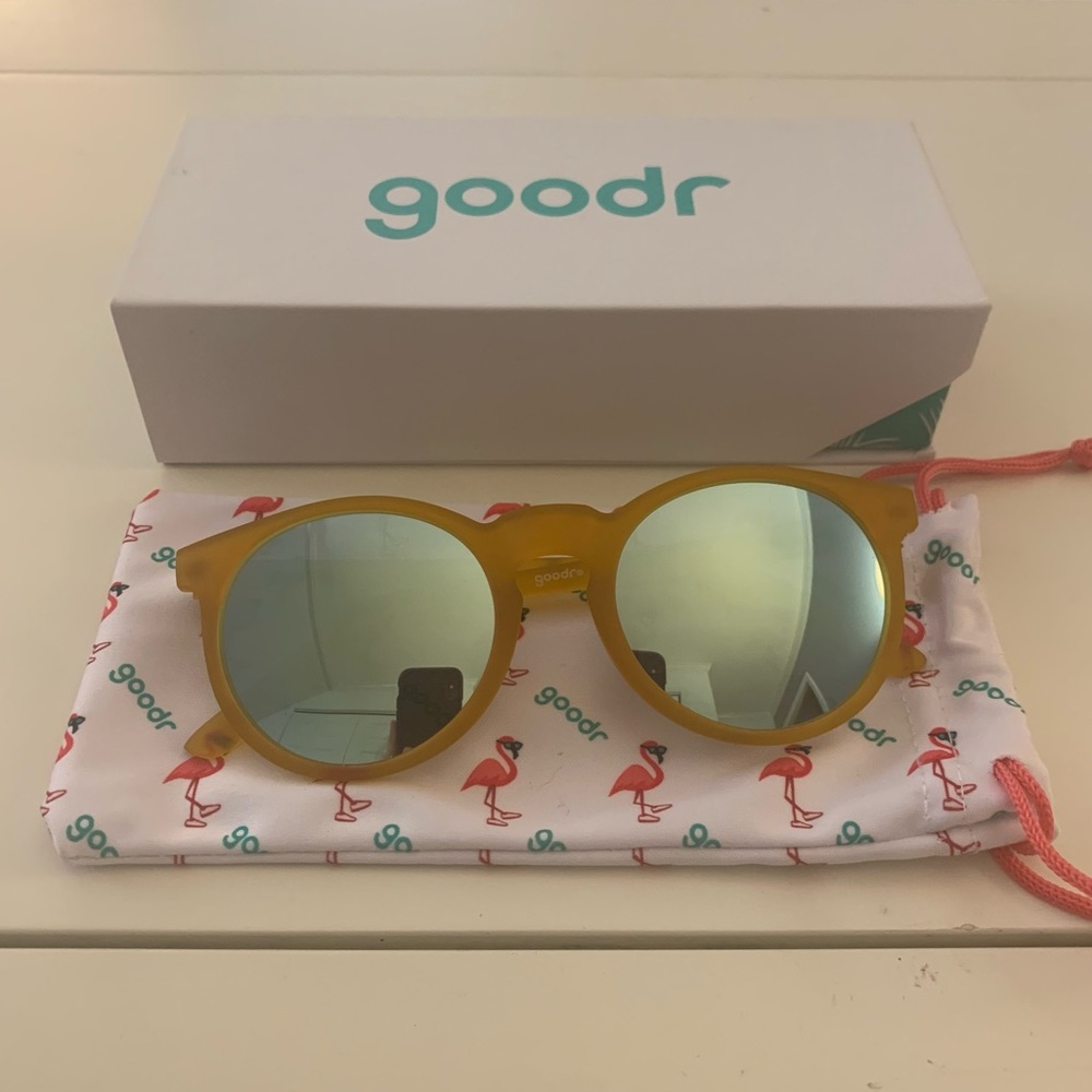 Goodr Freshly Baked Yellow Unisex Sunglasses